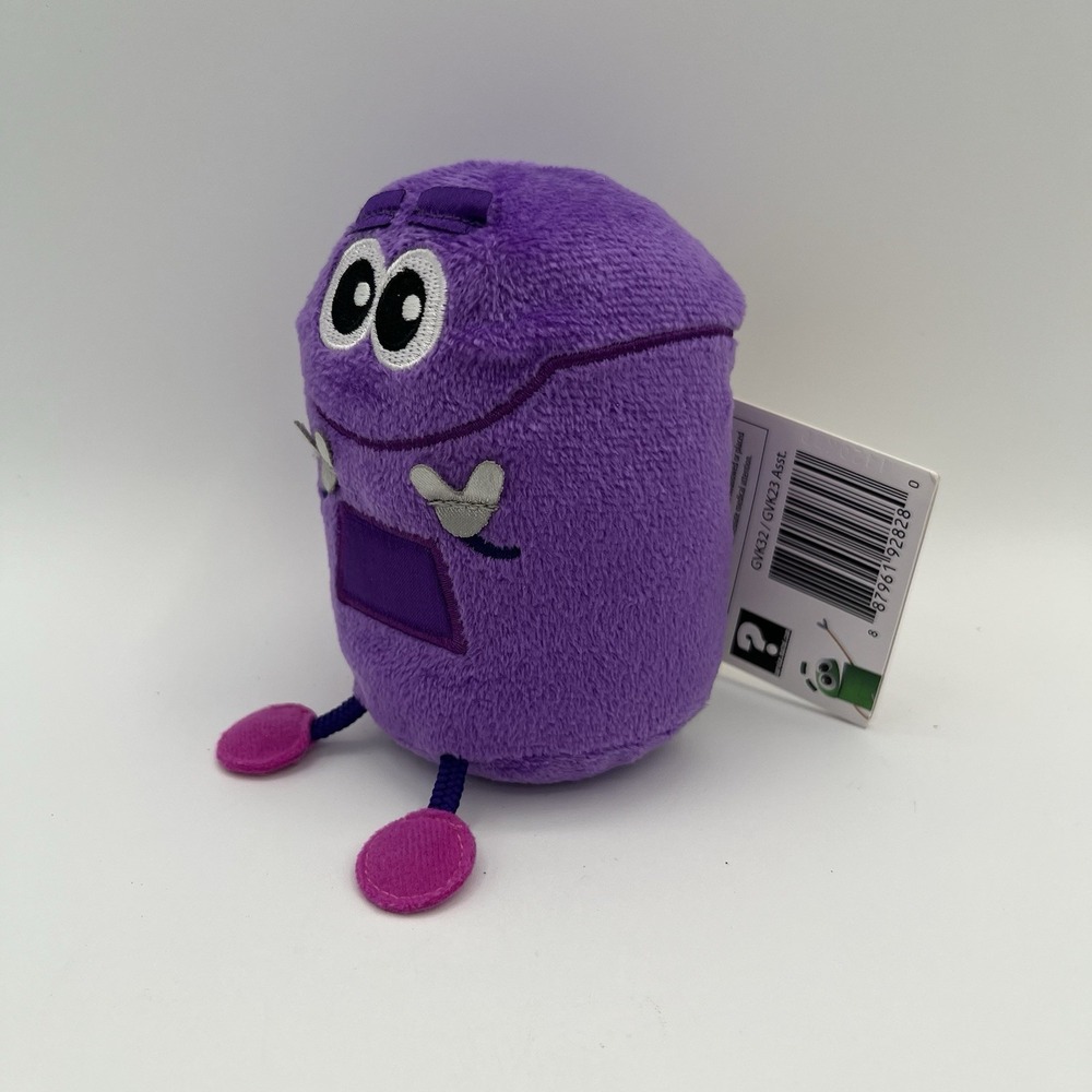 2020 Fisher Price Netflix Story Bots 5" Plush Shapes With Bo Purple - Picture 2 of 14
